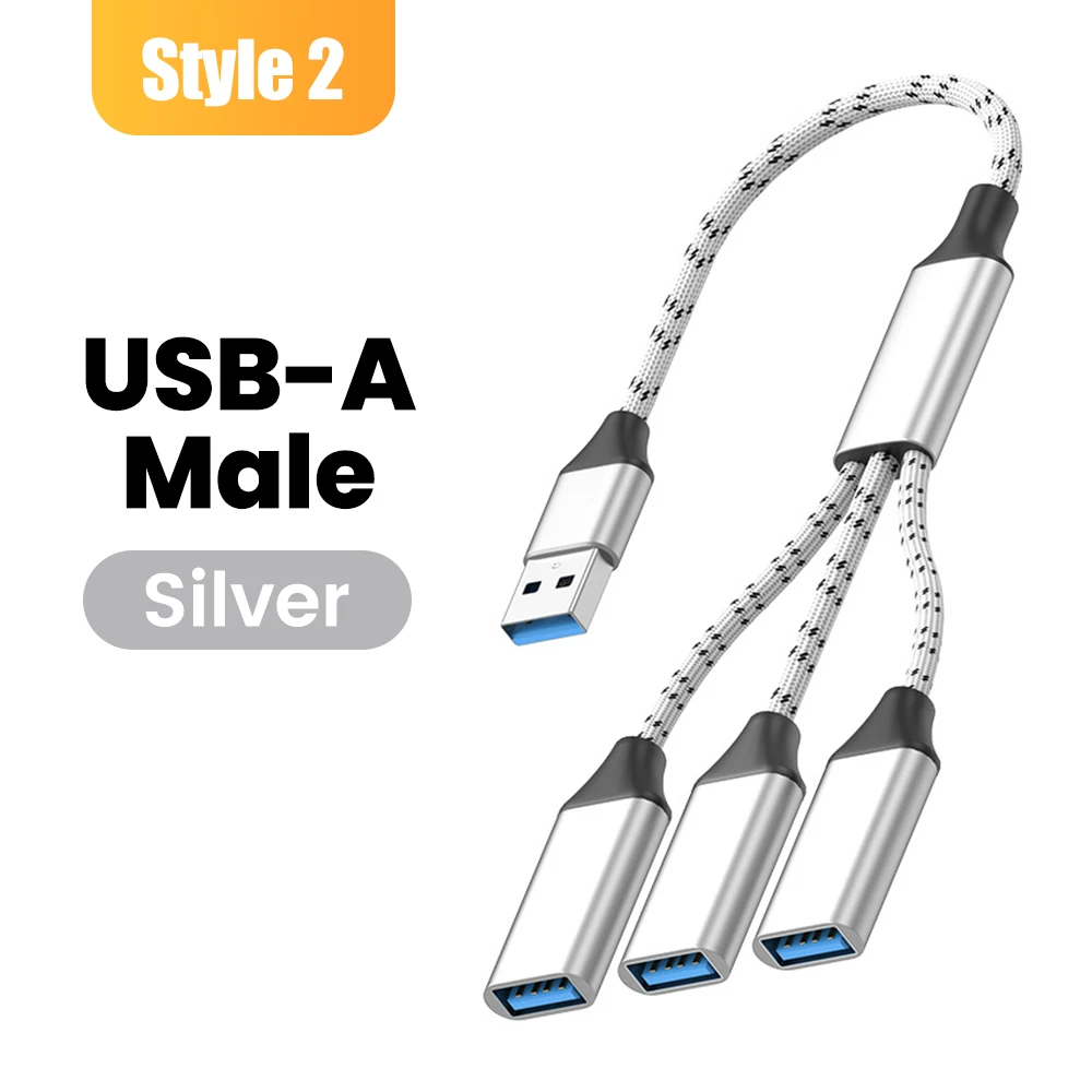 Variant: silver usb a b