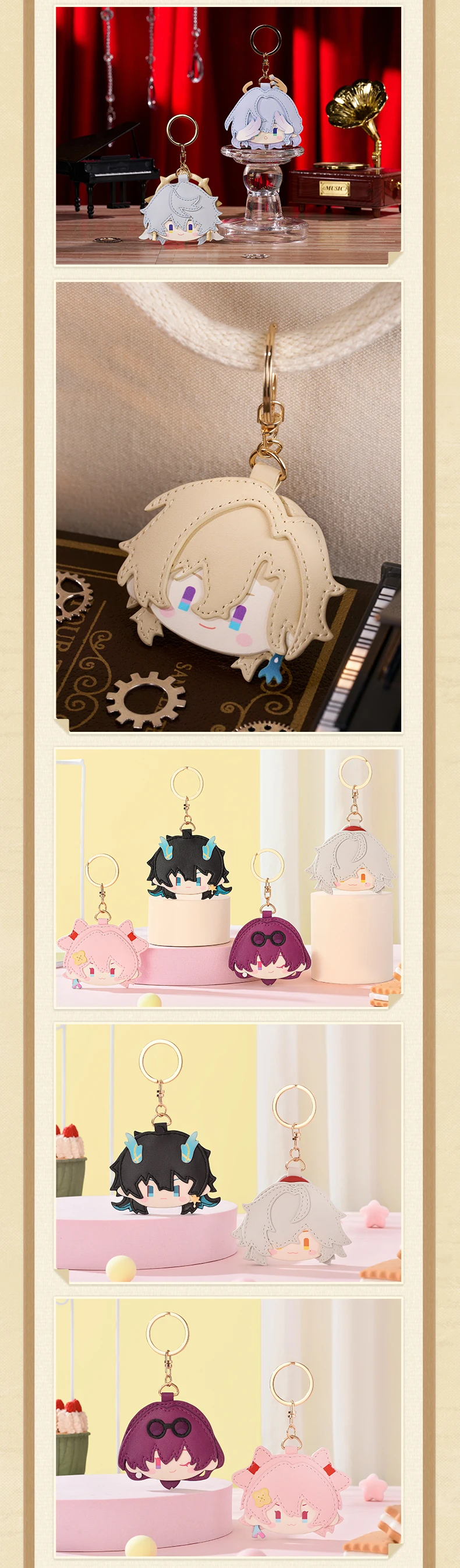 [Original] Honkai Star Rail Mydei Phainon Anaxa Sunday Cosplay-Anhänger Anime-Charakter Schlüsselanhänger Cartoon-Accessoires Geschenke – Detail 6