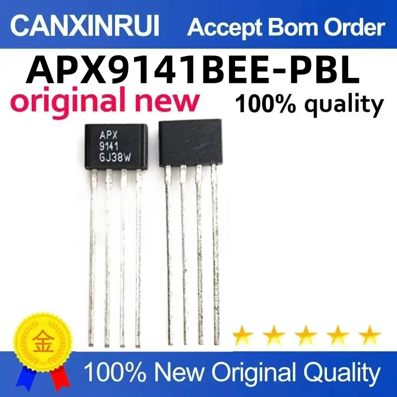 (10-300piezas)The new APX9141BEE-PBL APX9141 TO-92-4 Hall Sensing IC starts at a time