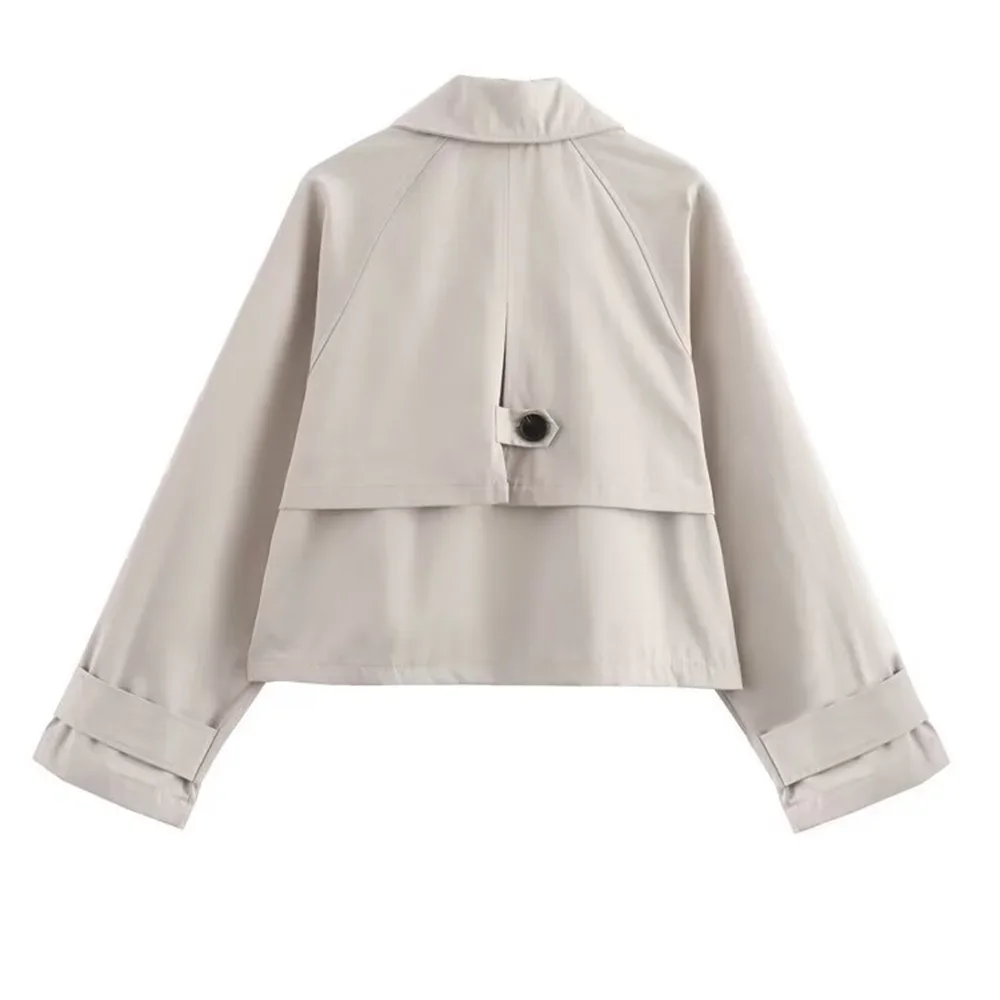 LIBIELIY LIBIELIY 2025 Summer New Women's European And American Style Versatile Western Style Double Breasted Coat