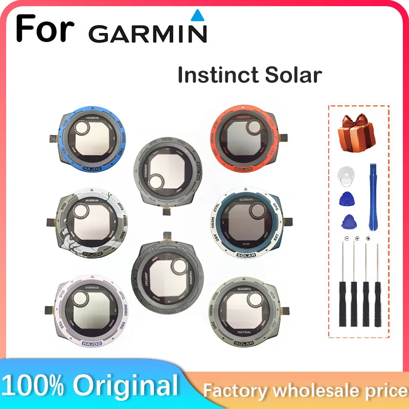 

New Original Panel Part For GARMIN Instinct Solar Watch LCD Screen for Instinct Solar Tactical GPS Replacement Repair Display