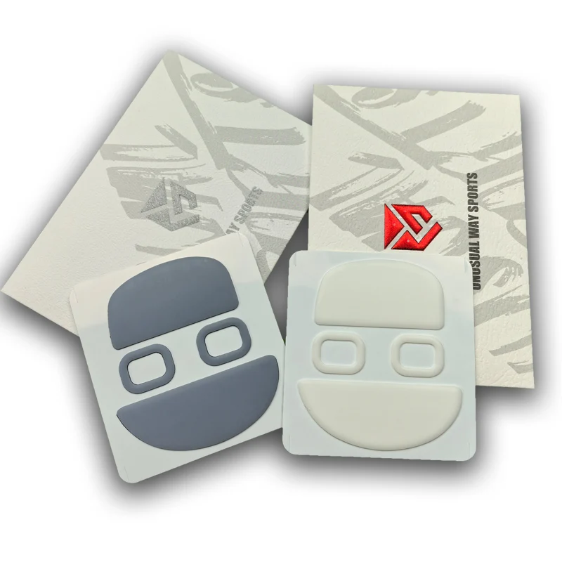 UnusualWaySports زلاجات الماوس قدم Pulsar Zywoo سطح محدب PTFE مضاد للطي ماجيك الجليد الوردي الأسود الفضي الثعلب #6