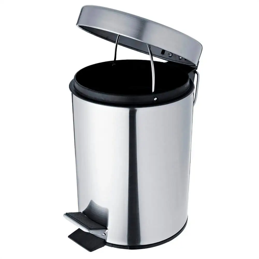 Inox Trash Bin 5 Liters Lixe002