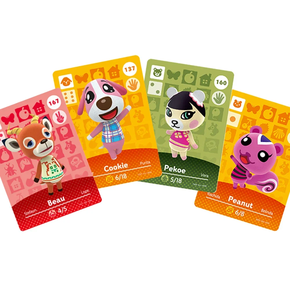 Animal Crossing Card New Horizons for NS games Amllbo Switch/Lite Card NFC Welcome Cards Series 2 (138-174)