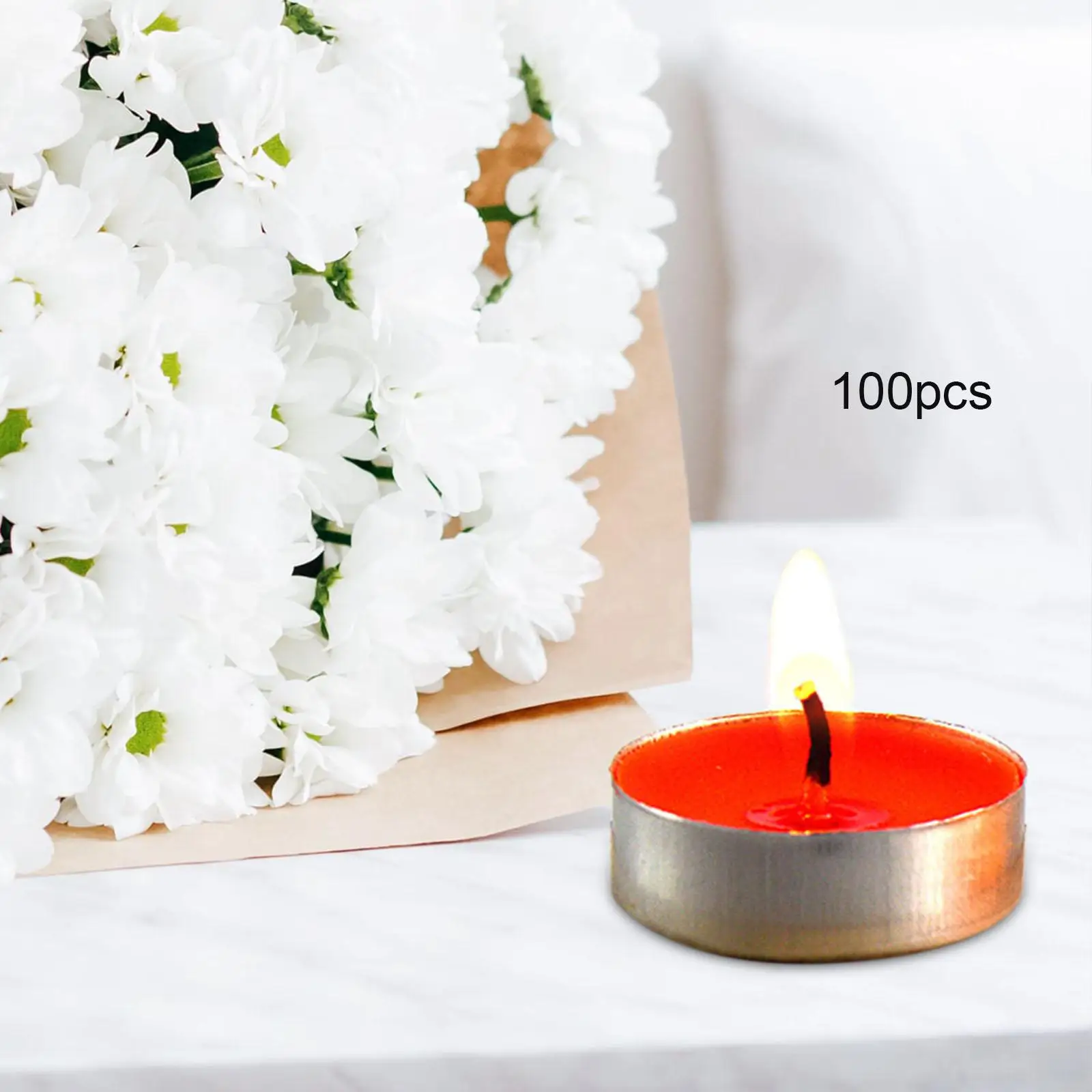 100pcs/Set DIY Round Smokeless Scented Tealight Candles for Birthday Party Decorative Candles outdoor 100pcs/Set DIY Round Smokeless Scented Tealight Candles for Birthday Party Decorative Candles outdoor