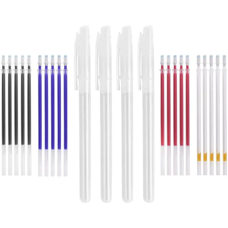 102-refis-de-caneta-gel-termossensiveis-marcador-apagavel-para-tecidos-costura-couro-pu-e-trabalhos-de-costura
