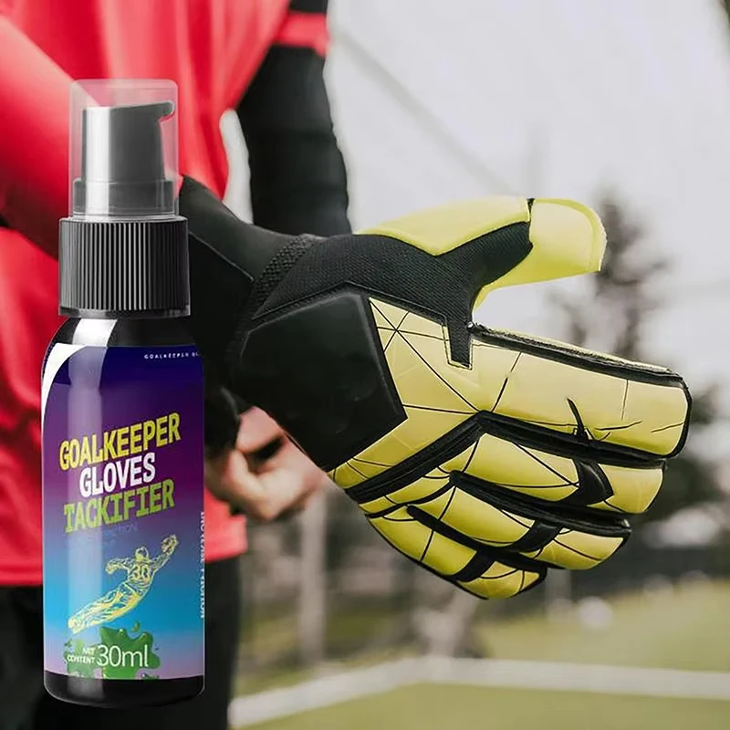 Goalkeeper Glove Spray Football Grip Spray for Goalkeeping Gloves Non Slip Enhanced Sticky Baseball Replacement Glove Glue