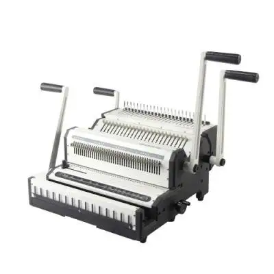 Multi-Functional Binding Machine Calendars Books Notebook Bindig Machine Spiral Coil and Double Wire Binding Machine