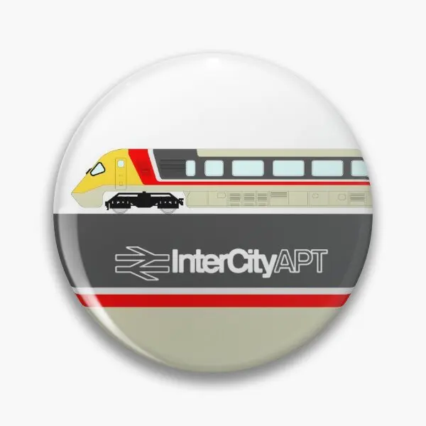 British Railways Intercity Apt P  Soft Button Pin Collar Badge Hat Cartoon Jewelry Metal Cute Clothes Decor Brooch Creative