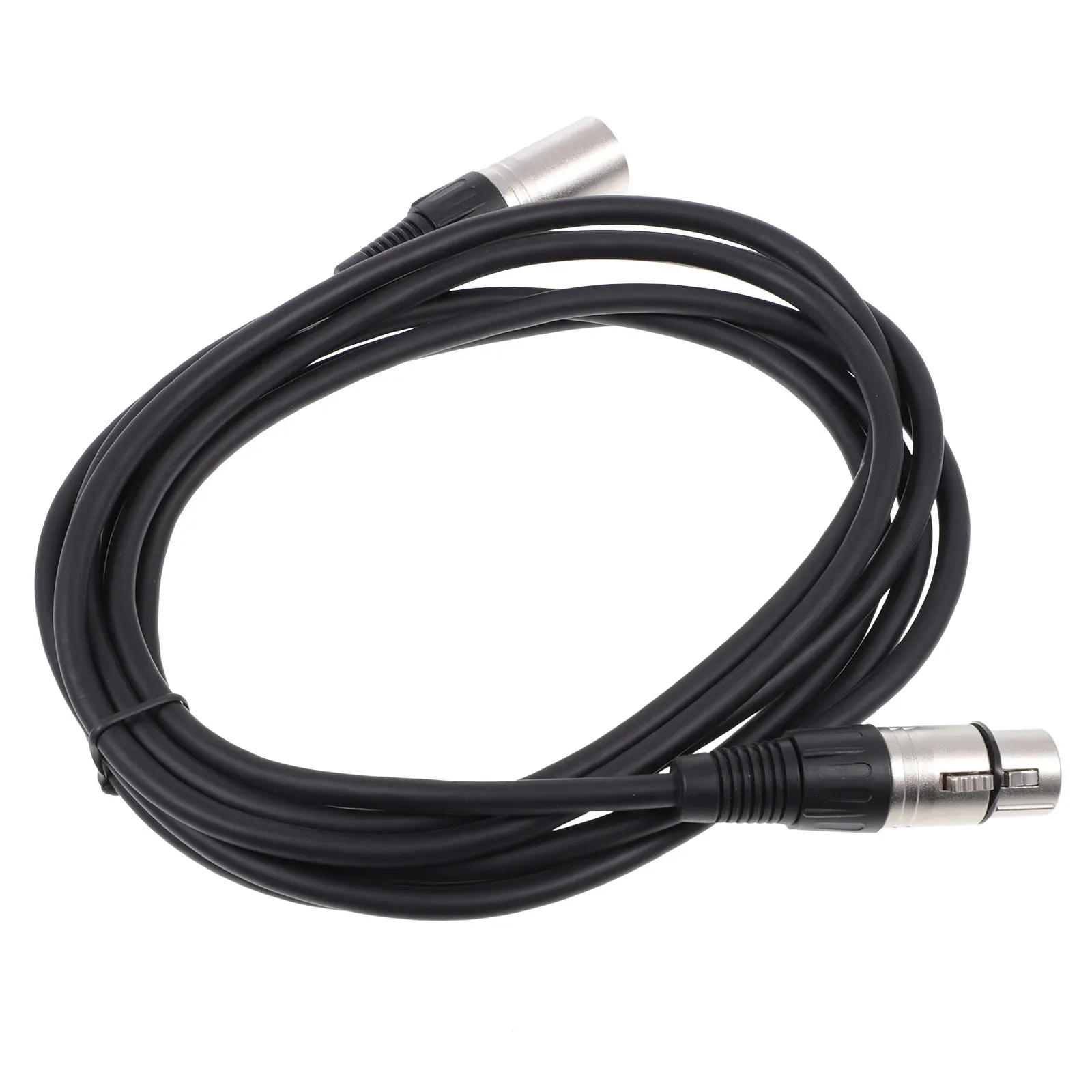 

1pc Male To Female Audio Cable Microphone Connection Noise Shielded Zinc Alloy Plug Oxidation Resistant Durable For Mixers