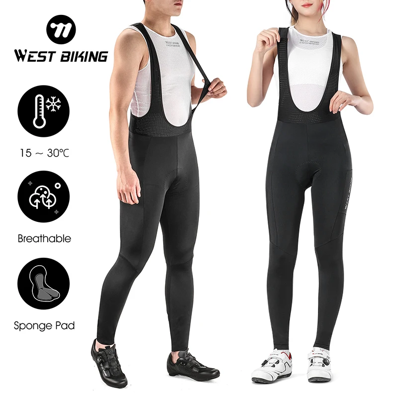 

WEST BIKING Cycling Pants Anti-UV Breathable Pad Summer Spring Bike Bib Pants Bicycle Knicker Outdoor Sports Fitness Equipment