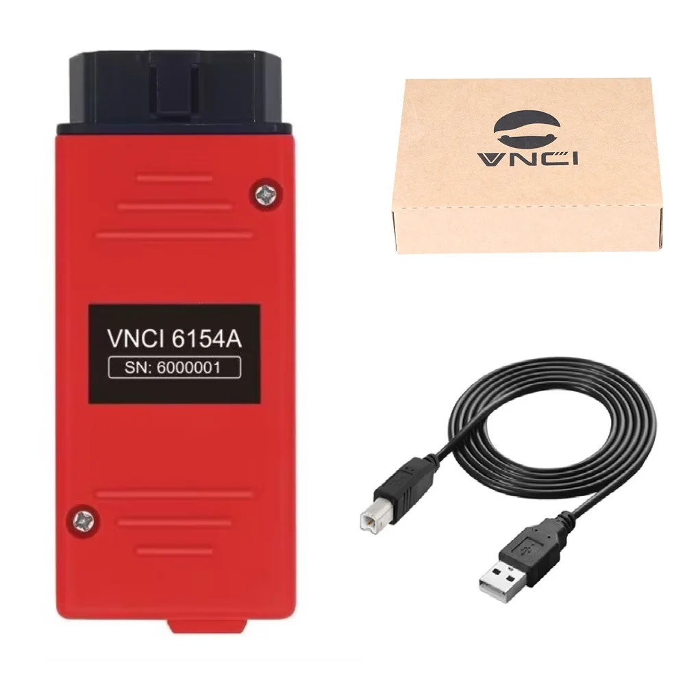 V24.1.1 VNCI 6154A E-18.0.0 OKI 6154A Original Driver 6154A Cover All Models CAN FD &UDS DoIP Protocol Wireless OBD2 Scanner