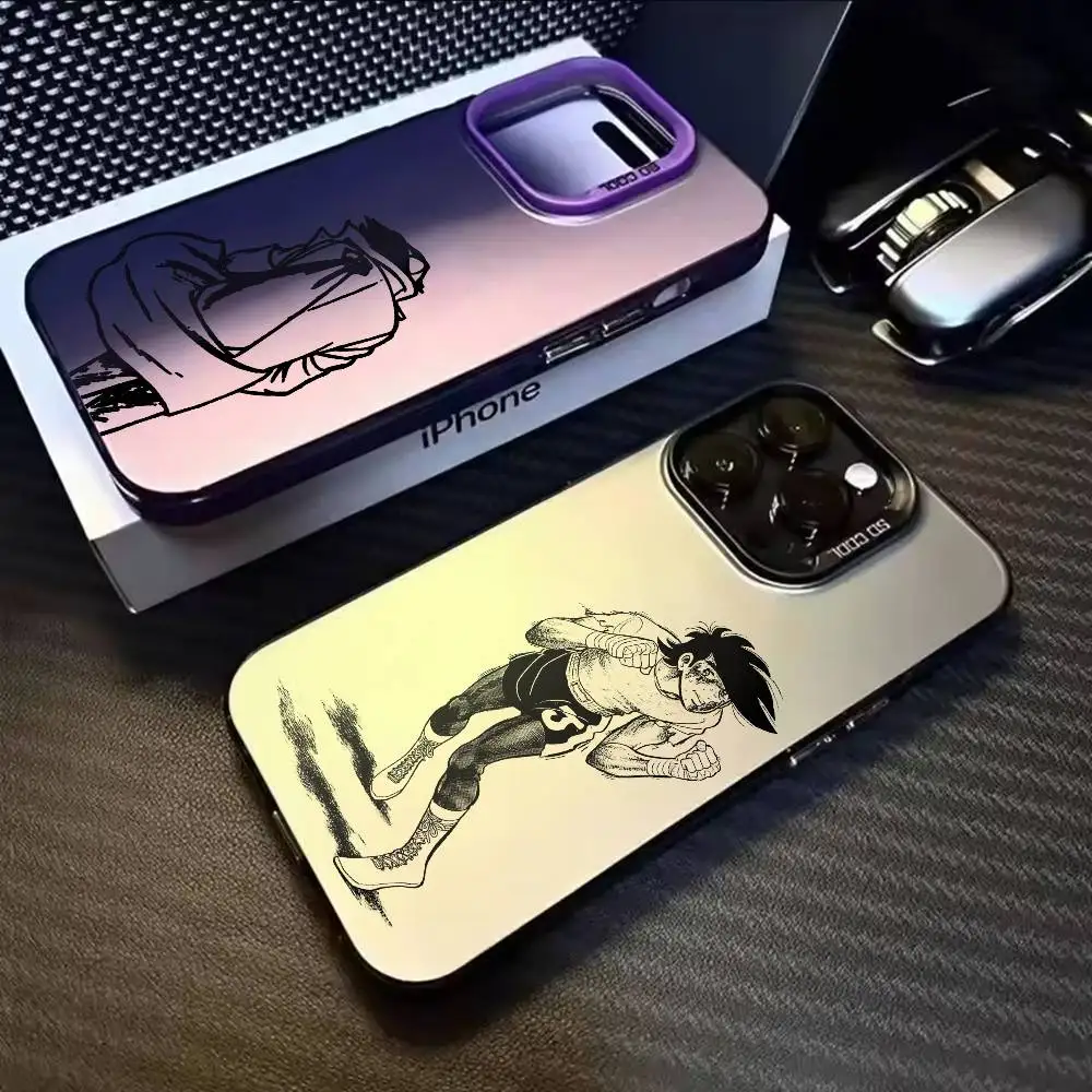 Funda para Teléfono con Diseño de Joe Yabuki Ashita no Joe Manga para iPhone 17, 16, 15, 14, 13, 12, 11, Mini, Pro, MAX, Mate, Antigolpes