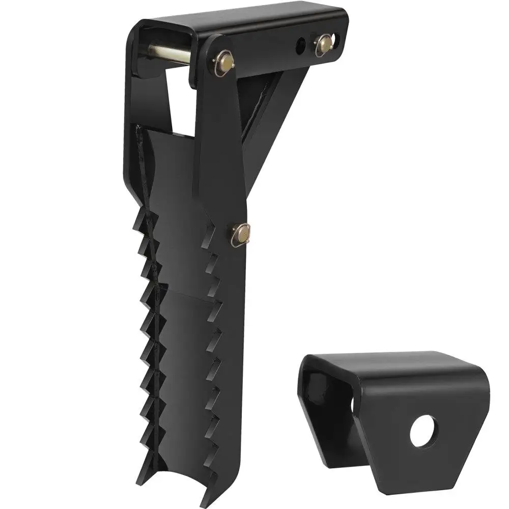

36 Inch Adjustable Excavator Thumb Weld On Heavy Duty Steel Attachment with 1/2 Inch Thick Teeth and 16MM Bolt-On Design