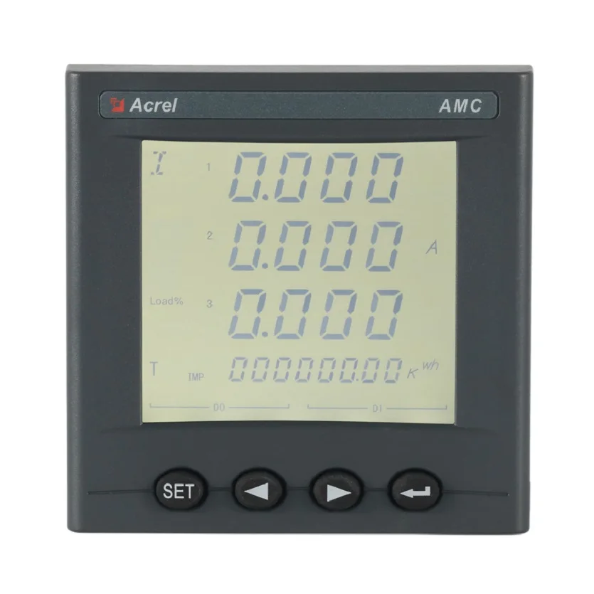 

AMC96L-E4/HKCSOE Panel energy meter three phase four wire 2/4-channel DI&2-channel DO use with Sunways inverter