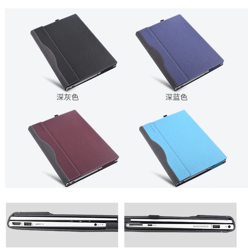 Imagem -05 - Capa para Portátil para hp Spectre X360 Convertible 15-df 15-ch 15.6 Capa de Manga Notebook pc Bolsa de Pele Protetora Estilete Presente