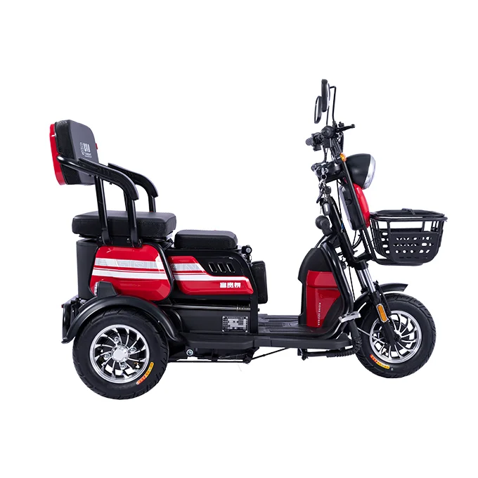 48V 500W Adult Folding Electric Tricycle Leisure Electric Tricycle