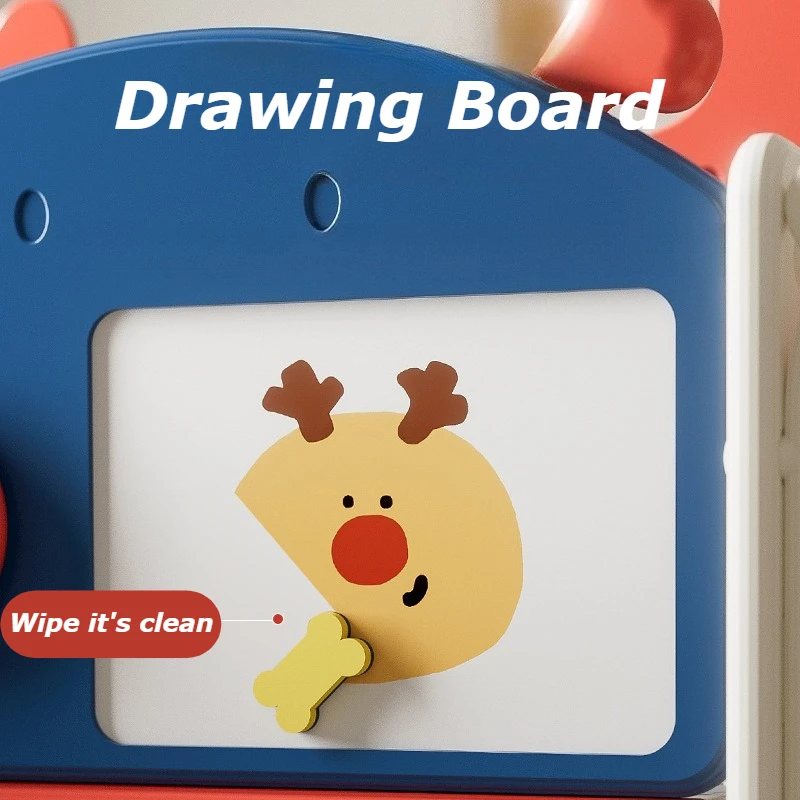 安全ベビー滑り台おもちゃ 室内プラスチック製子供用滑り台 多機能家庭用子供用滑り台 幼児用家庭用ゲーム クライミング滑り台