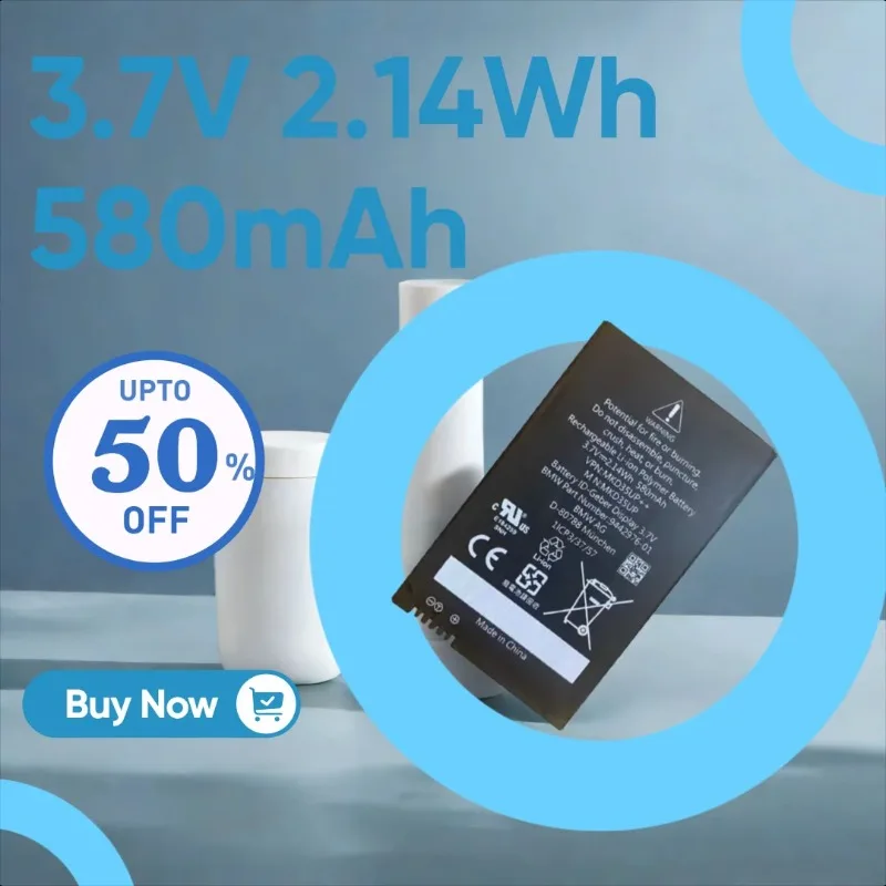 

Сменный аккумулятор 3,7 В, 2,14 Втч, 580 мАч для BMW X3 X4 X5 X6 X7 530Le 730 740 745 760LI 9442976-01 6814351 1ICP3/37/57 D-80788