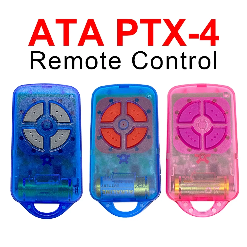 ATA PTX4 RTX-4 Securacode CRX-1 CRX-2 Garage Door Remote Control Universal 433.92MHz Rolling Code  4 Transmitter