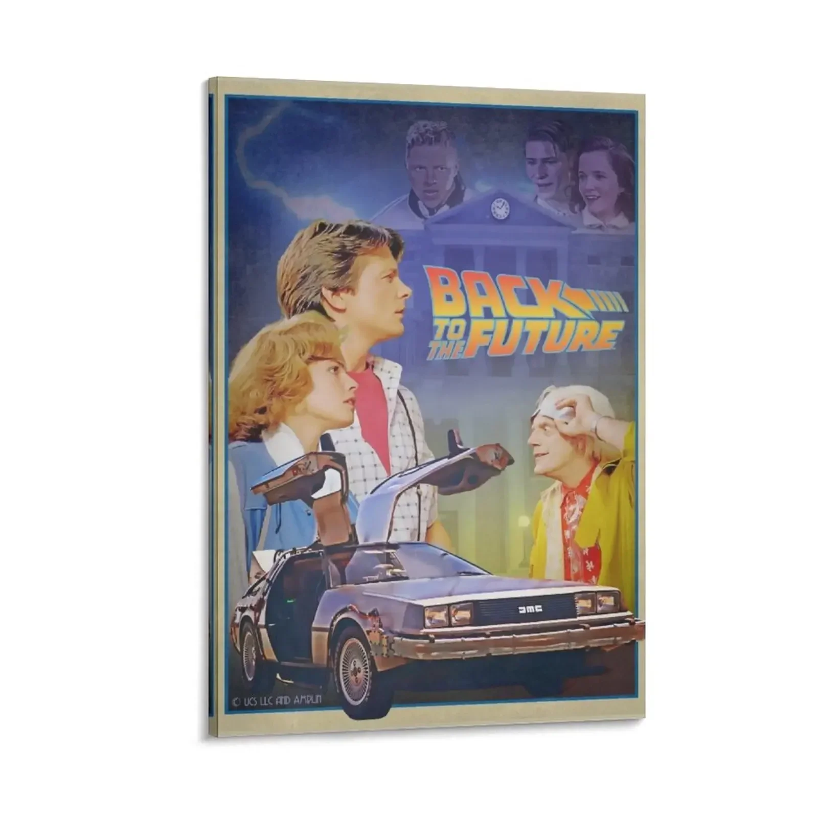 

Back To The Future Vintage Retro Poster Canvas Painting decorative wall poster decorative items for home ornaments for home