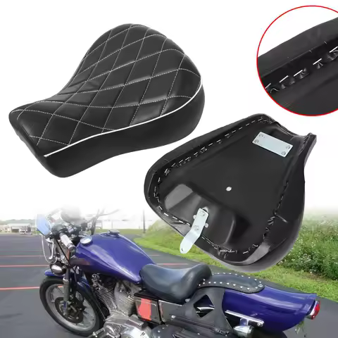 Motorcycle Driver Rider Solo Seat For Harley Sportster 883 1200 1983-2003 2002