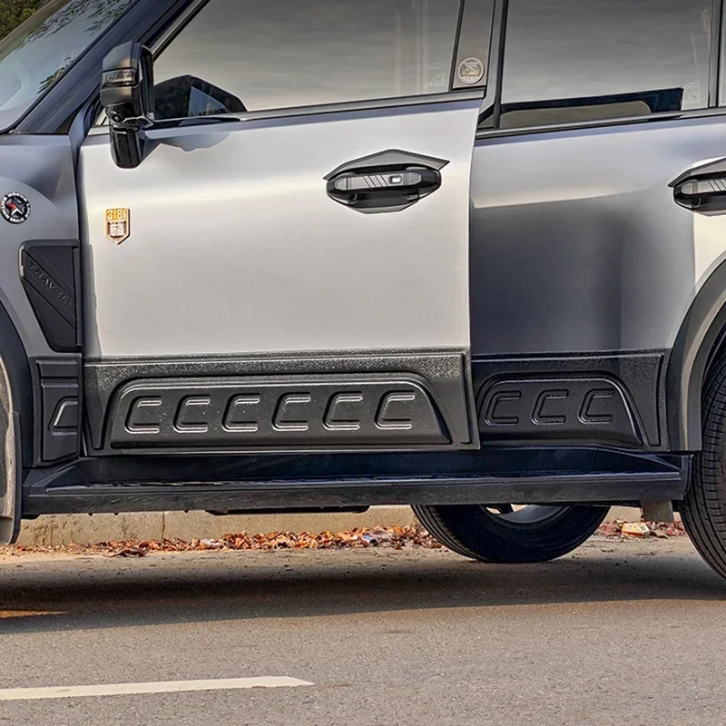Chery Jetour Traveller T2 Babos 사이드 스커트 바디 장식 패널 사이드 스커트, 긁힘 방지 및 긁힘 방지 사이드 서라운드
