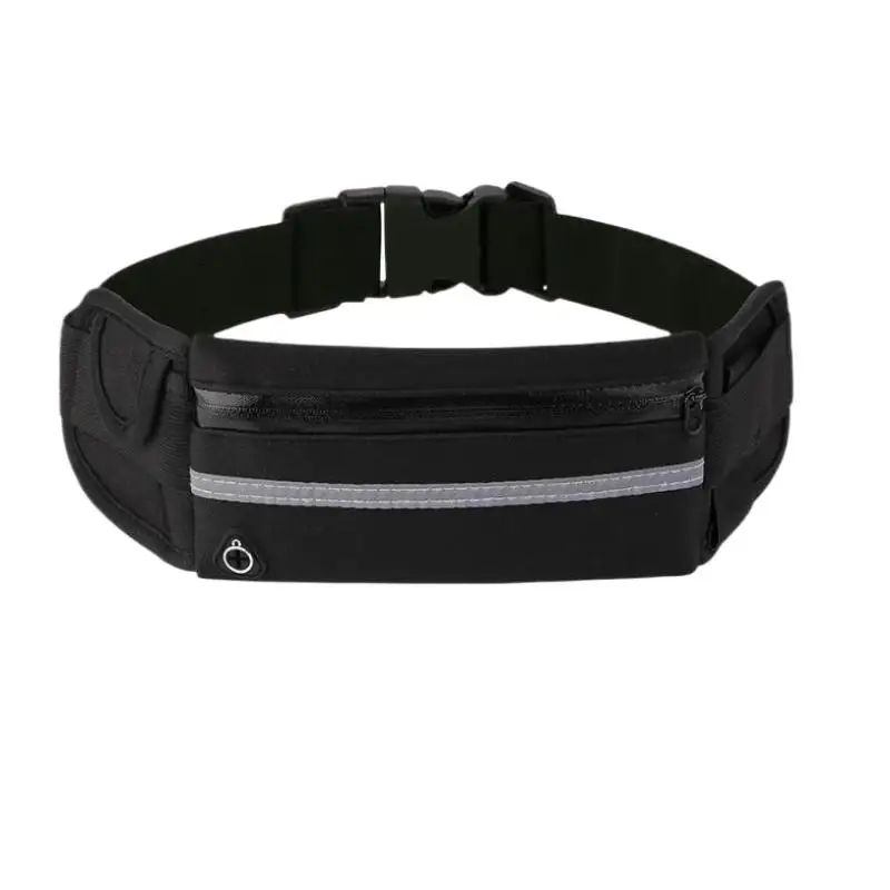 Lauf-Handytasche für die Taille, Outdoor-Fitness-Aufbewahrungstasche, Sport-Hüfttasche, Gürteltasche aus Tauchmaterial, Handytasche mit verstellbarem Riemen für Männer und Frauen – Detail 3
