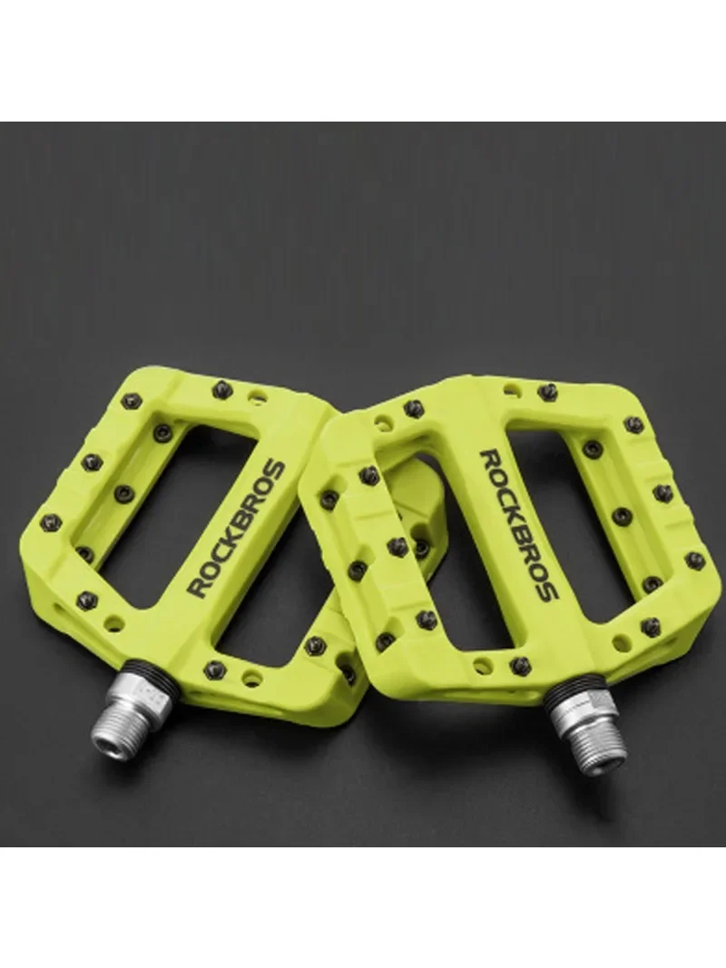 AliExpress ROCKBROS Mountain Bicycle Bike Pedals,Nylon Bearing Pedals 9/16" Molybdenum Steel Pedals,Ultralight Durable Widen Area MTB Pedal