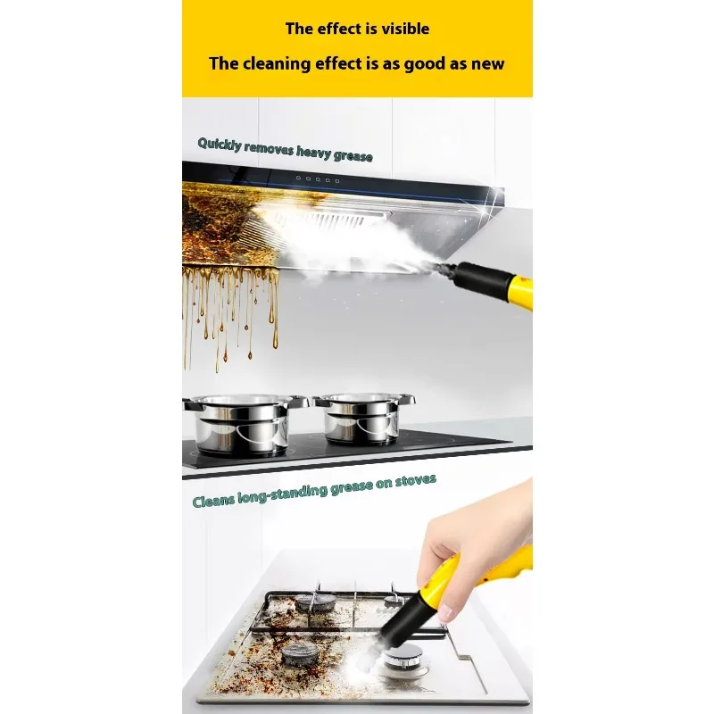 Пароочиститель Многофункциональный высокотемпературный очиститель кухонного жира, ковров, матрасов, пароочиститель