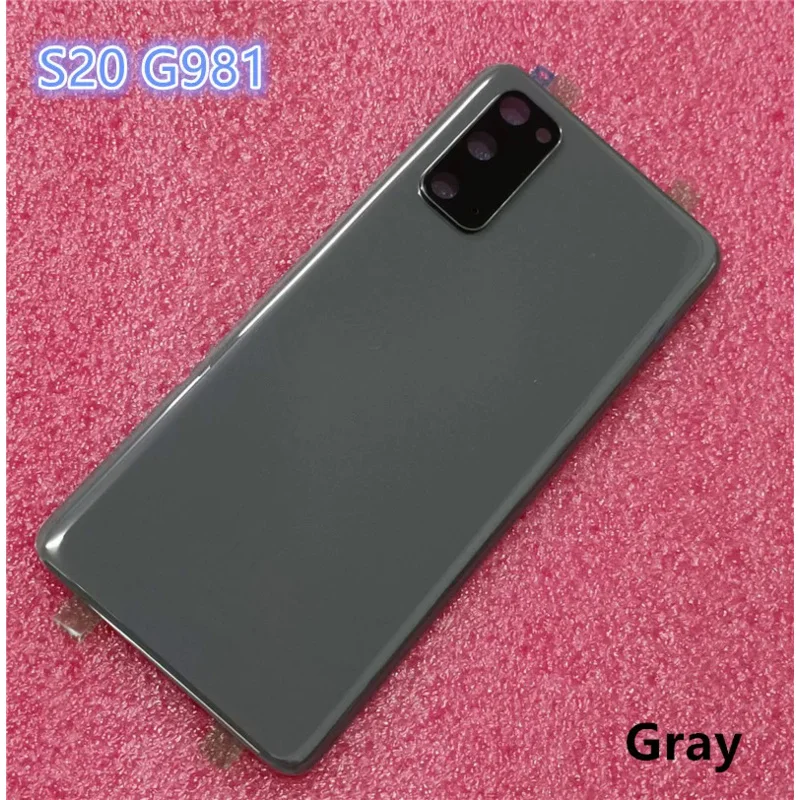 Housing For Samsung Galaxy S20 Ultra G988 Plus G986 G981 Battery Cover Repair Replace Back Door Rear Case  Camera Lens