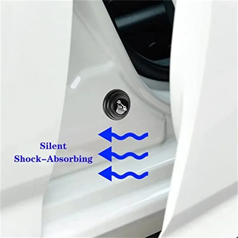 Car door pads shock-absorbing and silent mat anti-collision silicone door protector stickers buffer gasket accessory