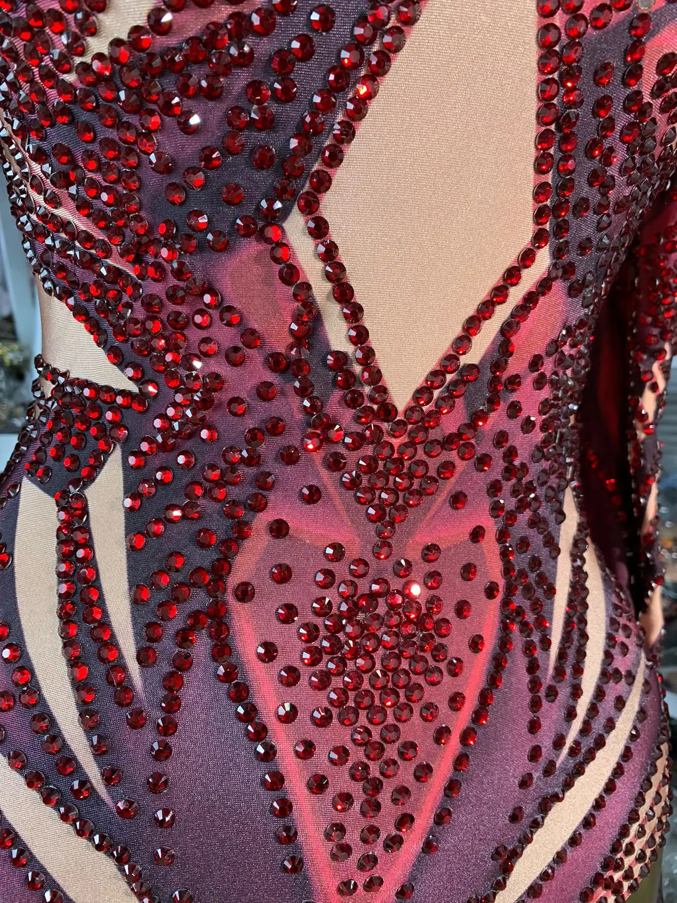 Женские эластичные боди из спандекса с блестящими стразами и длинными рукавами с принтом и бисером, трико для художественной гимнастики для особых случаев