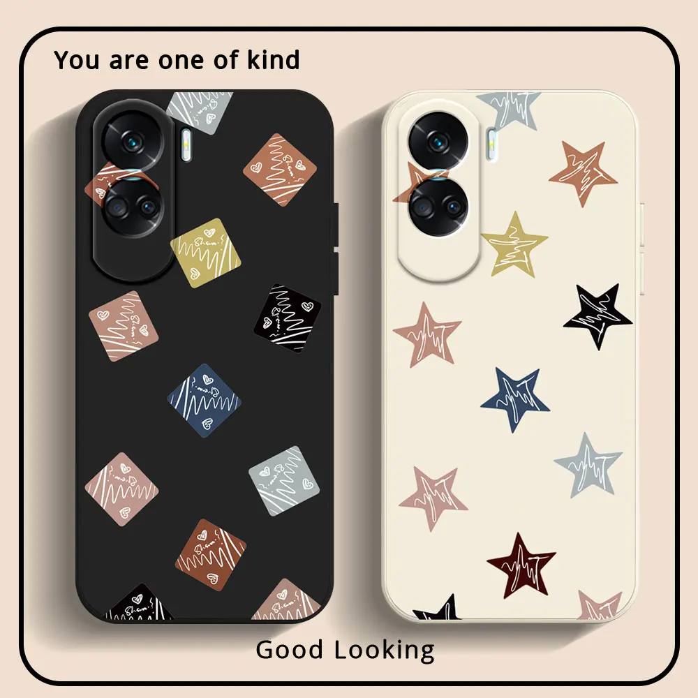 Fashion Phone Case For Huawei Honor 90 70 20 Lite 70 90 Pro 20S Honor Magic 5 6 4 Lite 5G 20s Shockproof Soft TPU Silicone Cover