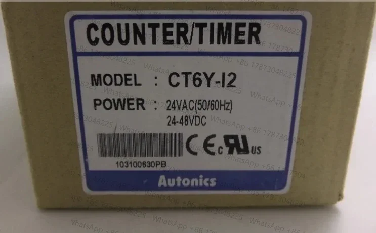 CT6Y-I2 Autonics New  Genuine  Counter Timer 24-60VDC ( Replace CT6Y-I )