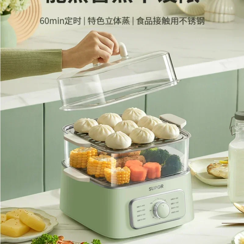 Steamer Electric Steamer Cooking Steaming Food Dumpling Home Pan Heater Electronic Home Cooker Multi Cooker