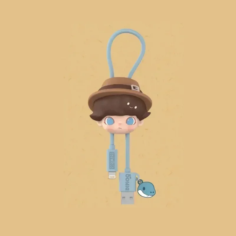 POP MART DIMOO Jurassic Dinosaur Series Cavo dati Scatola cieca Scatola cieca di ricarica Scatola misteriosa giocattolo Figura Scatola a sorpresa