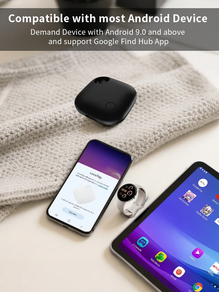 Typ C Ladeanschluss Fern-Tracker für Android Google Find Hub Voice Locate Keys Tasche Spielzeug Smart Tag für Pixel Vivo GMS – Detail 6
