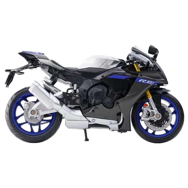 1/12 YAMAHA YZF-R1M 2022 Toy Motorcycle Model RMZ City Diecast Racing Sport Motorbike Miniature Collection Gift For Boy Children