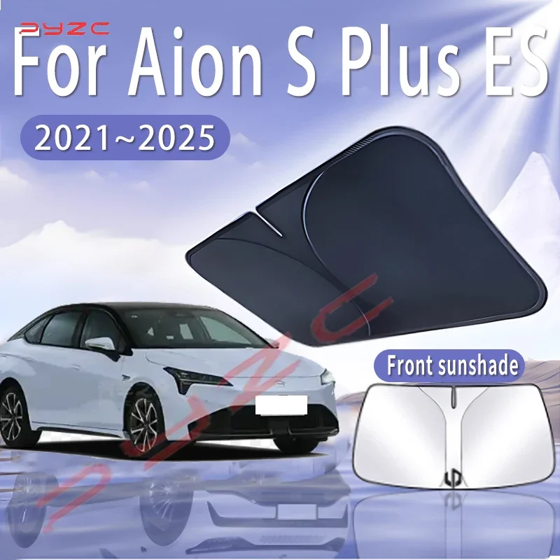 

Foldable Car Sun Visor For Aion S Plus ES 2021~2025 2023 2024 Front Windshield Sunshade Heat Insulation Summer Auto Accessories