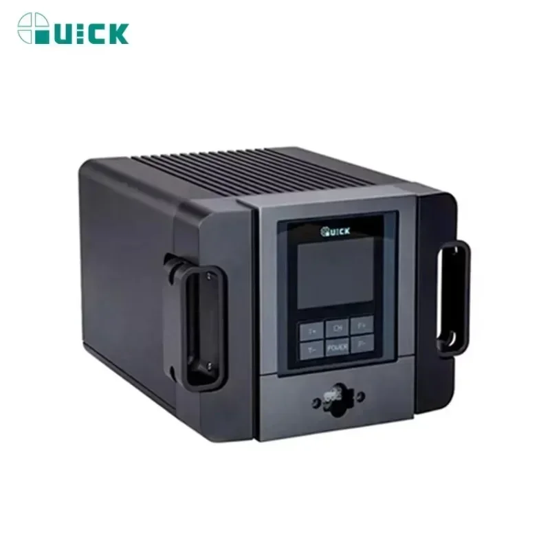 

In stock QUICK TR1300A 220V 1300W Intelligent Lead-Free LED Desoldering Station Digital Display Soft Wind Hot Air Heat