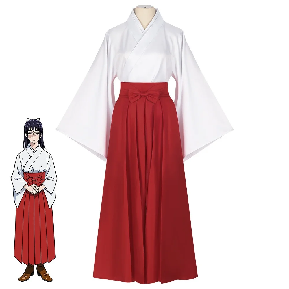 

Jujusu Kasen Iori Utahime Косплей Костюм Кимоно Длинное Платье В Японском Стиле Хэллоуин Cos Костюмы Аниме Одежда Наряд для Женщин