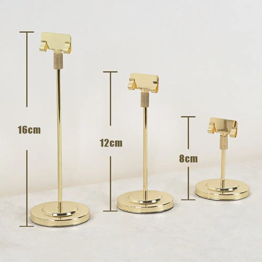 الفولاذ المقاوم للصدأ مذكرة حامل قصاصة 8/12/16 سنتيمتر العمودي صور كليب حامل سطح المكتب الديكور حامل بطاقة الاسم حفل زفاف وعيد ميلاد