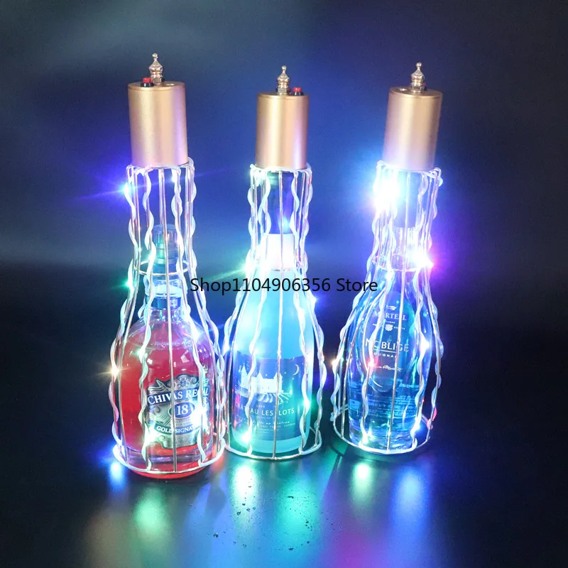 

for Bar wine artifact led charging luminous champagne cap, foreign wine cover, new champagne, flash stick flash light
