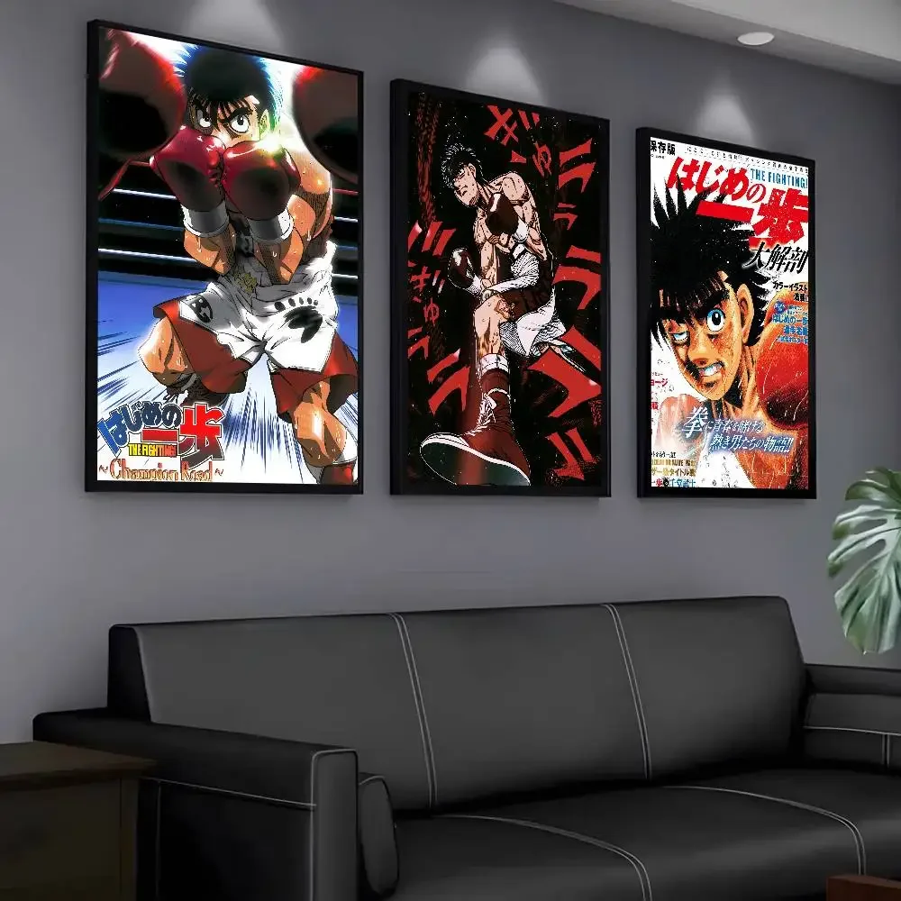 H-Hajime no Ippo ملصق جدار المنزل الفن المرآب غرفة ديكور ورق مقاوم للماء طباعة غرفة ديكور ملصقات الفن جدار الديكور غرفة