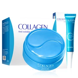 60pcs/box Crystal Collagen Eye Mask Anti Dark Circles Remove Eye Bags Firming Moisturizing Eye Patches Gel Pads Eyes Skin Care