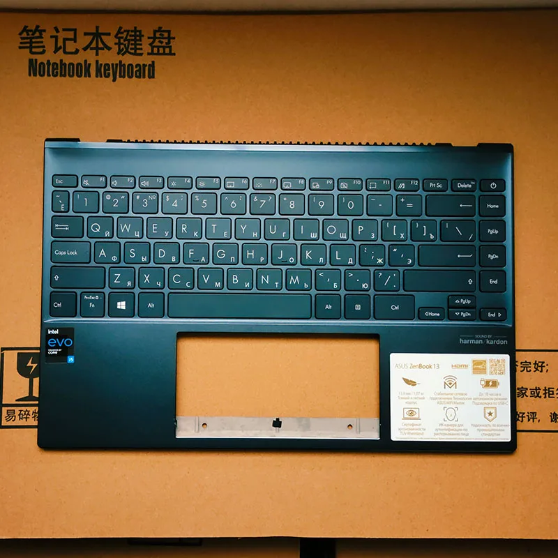 Imagem -04 - Teclado com Shell c para Asus Zenbook Lingyao 13 U3700 Ux325 U3700e U3700j