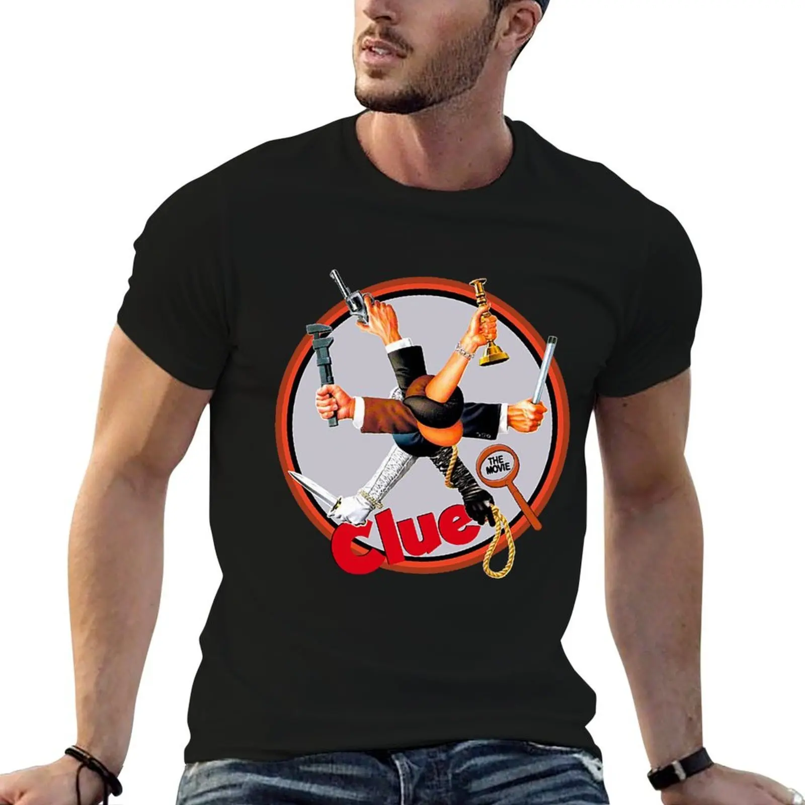Clue le film 1985 T-Shirt homme T-Shirt coton haute qualité anime t-shirts pour homme T-Shirt