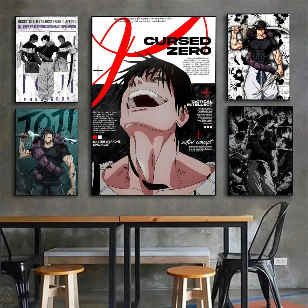 Anime Character Jujutsu Kaisen Poster Painting Wall Art Mural for Living Room Home Decor and Gifts