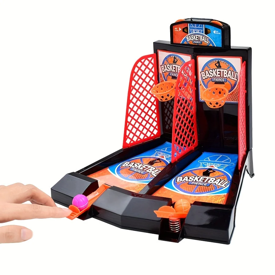 Kids Toys Two-player Game Hildren\'s Table Shooting Ejection Toys, Boy Toys Finger Ejection Basketball